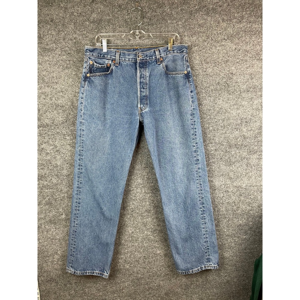 Levi's 501 Jeans Mens 36x30 Blue Excellent Vintage Made in USA Straight Leg